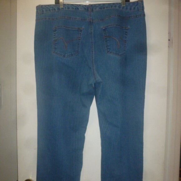 Just my size stretch classic fit denim jeans plus sized 20W - Picture 6 of 12
